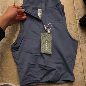 Balance Athletica Navy Sleeveless Top